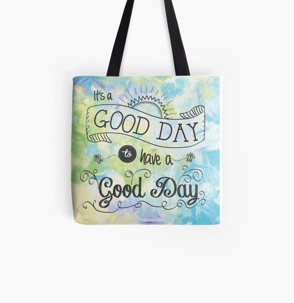 It's a Colorful Good Day by Jan Marvin All Over Print Tote Bag