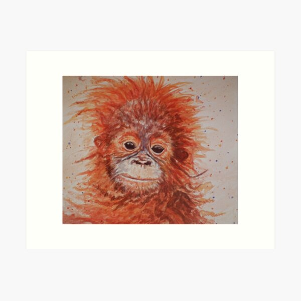 Orangutan Art Art Prints | Redbubble
