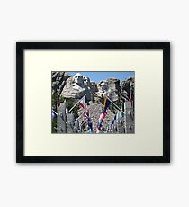 Mount Rushmore Framed Print