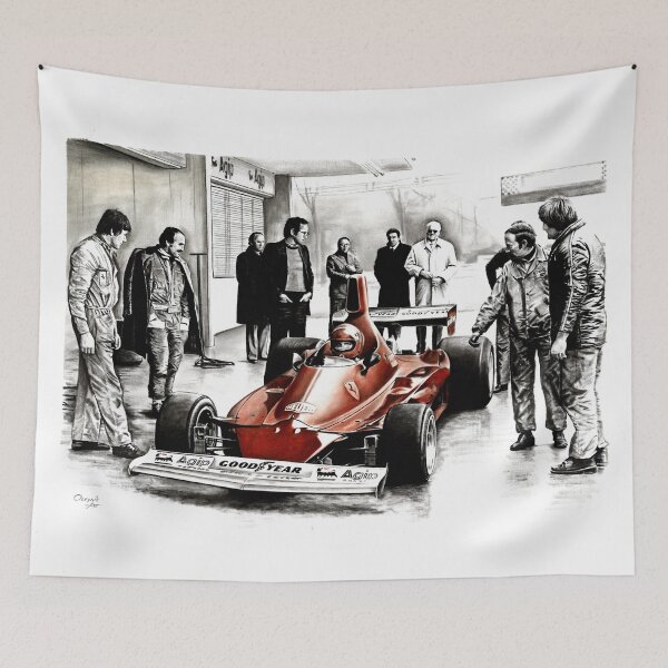 Item preview, Niki Lauda. Ferrari 312T  designed and sold by Artem Oleynik.