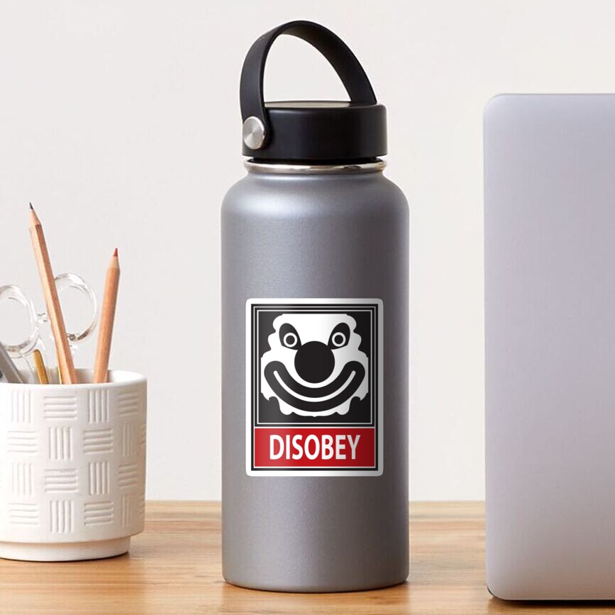DISOBEY by Roley Sticker