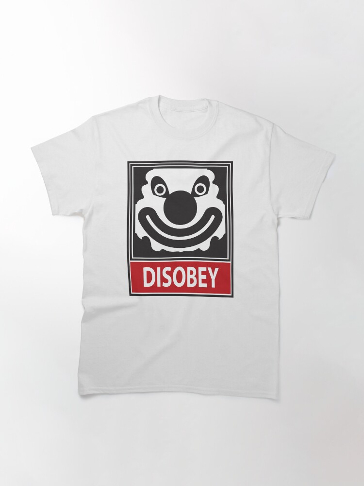 Alternate view of DISOBEY by Roley Classic T-Shirt
