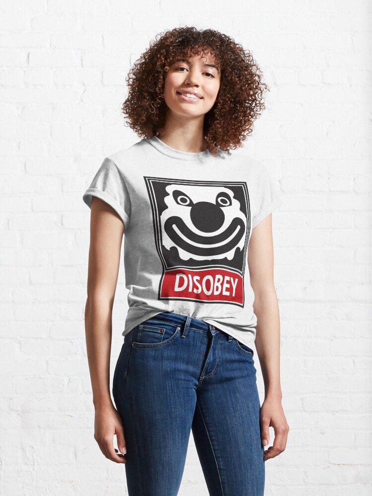Alternate view of DISOBEY by Roley Classic T-Shirt