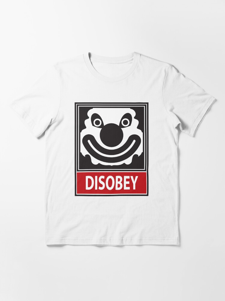 Alternate view of DISOBEY by Roley Essential T-Shirt