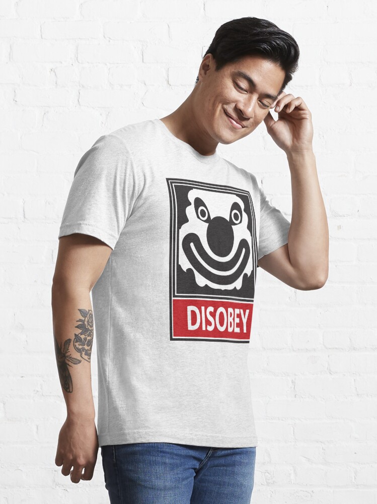 Alternate view of DISOBEY by Roley Essential T-Shirt