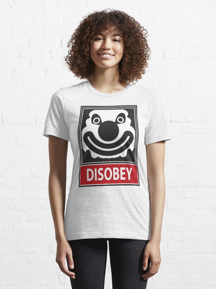 Alternate view of DISOBEY by Roley Essential T-Shirt