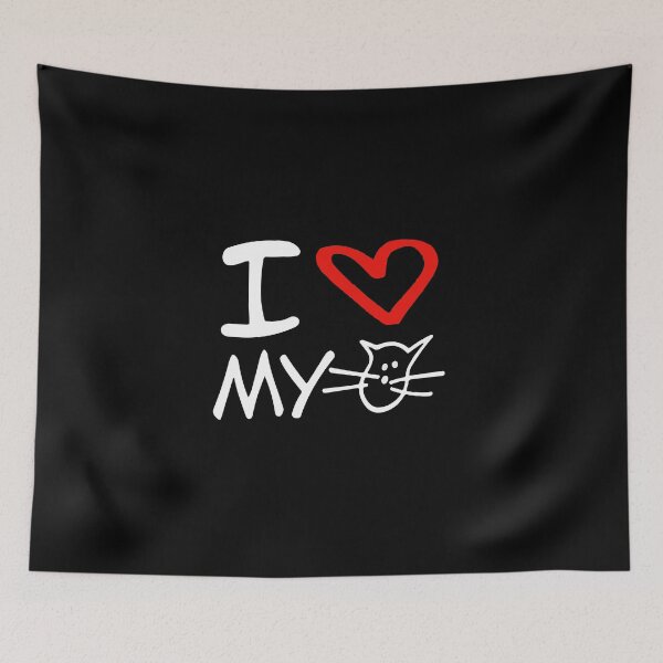 Item preview, I Love My Cat designed and sold by meursaultdesign.
