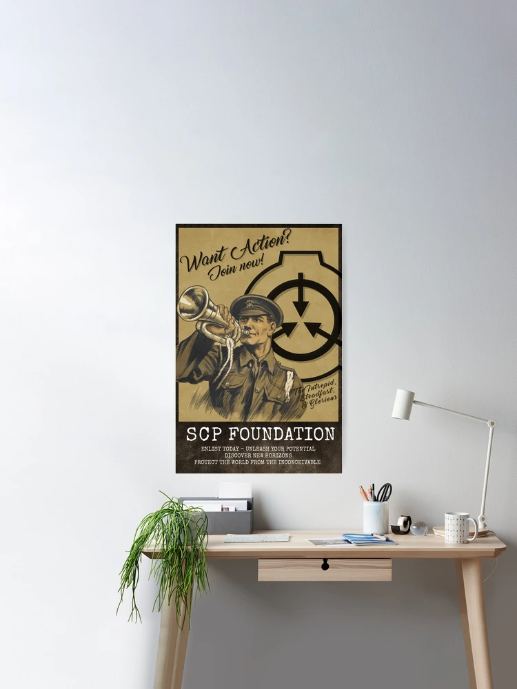 SCP Foundation Recruitment Poster Poster for Sale by VoyagerOfTime