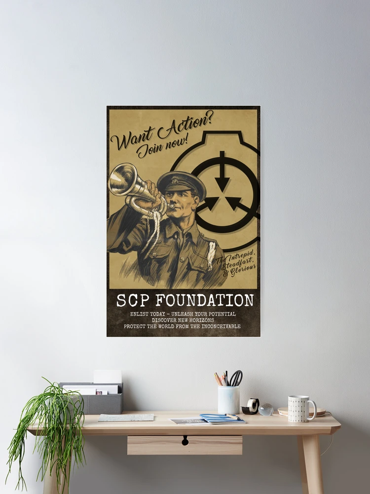 SCP Foundation Recruitment Poster Poster for Sale by VoyagerOfTime