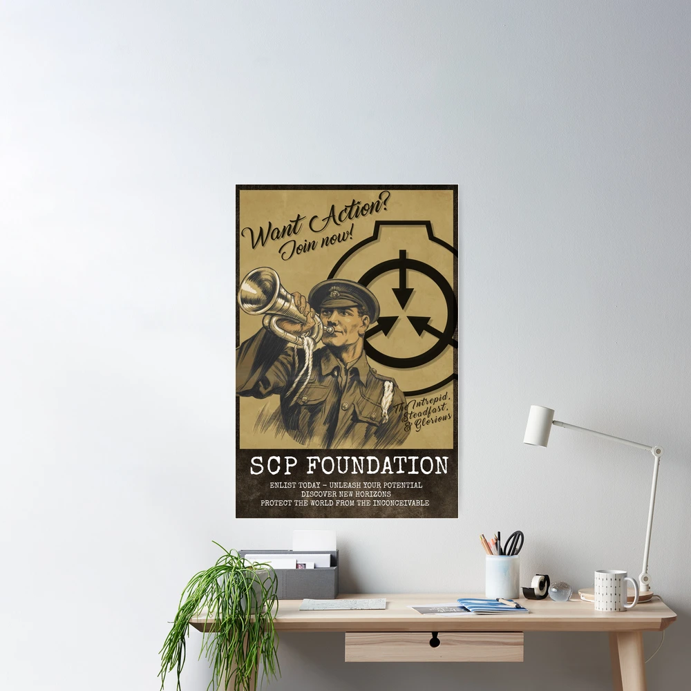 SCP Foundation Recruitment Poster Poster for Sale by