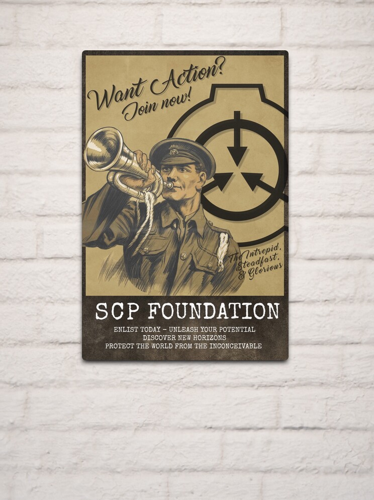 SCP Foundation Document | Metal Print