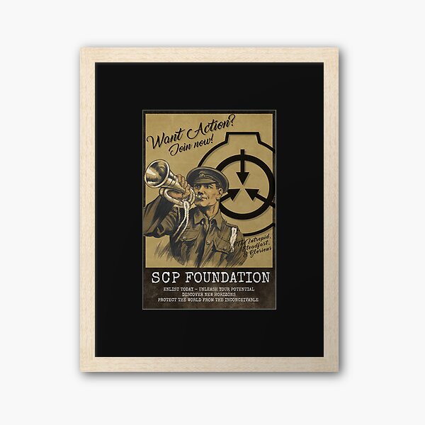 SCP Foundation Recruitment Poster Poster for Sale by VoyagerOfTime