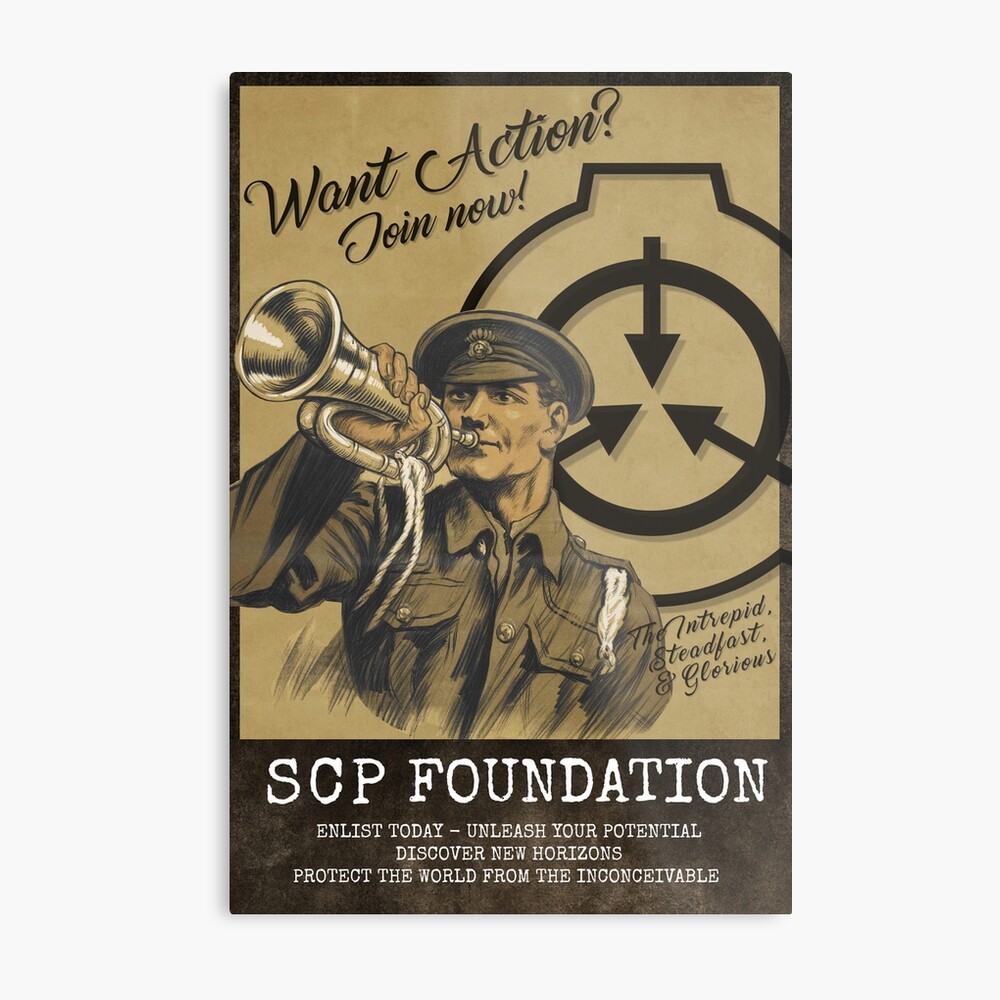 Join the Foundation! - Enjoy a new recruitment poster that I whipped up. :  r/SCP