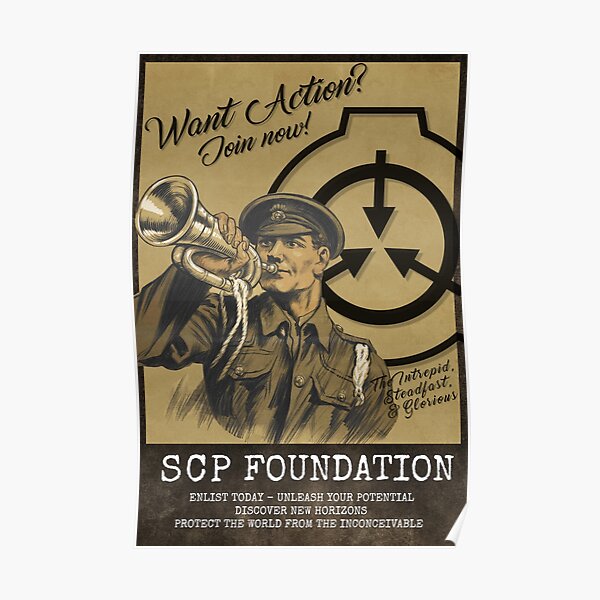 Cartel de Reclutamiento Fundación SCP Póster