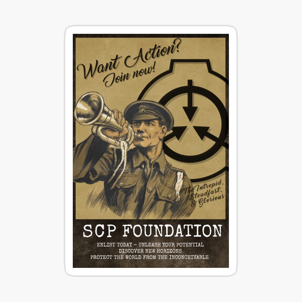 SCP Foundation Document Poster by Raildur