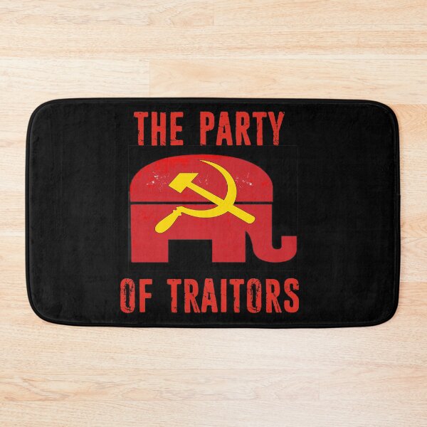 Item preview, Republicans Party of Traitors Red Elephant Hammer and Sickle Russia  designed and sold by funnytshirtemp.