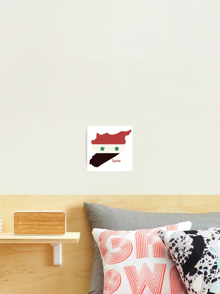 Syria Old flag and map Spiral Notebook for Sale by Marwative