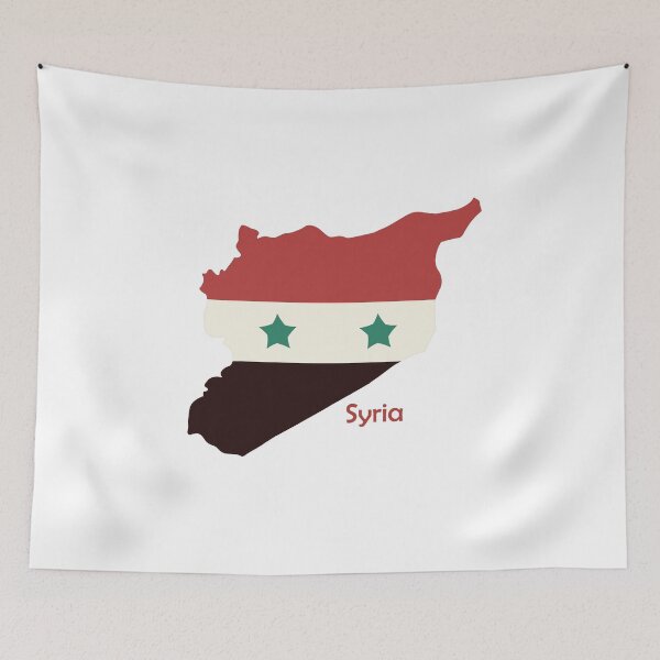 Item preview, Syria flag and map designed and sold by Marwative ..