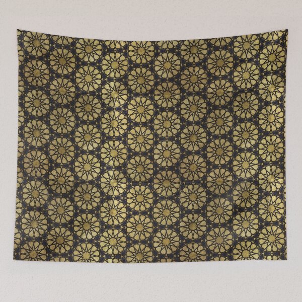 Item preview, Golden Islamic Middle Eastern Arab Mandala Pattern designed and sold by Mandala Peace.
