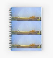 #1 Somewhere Over The Rainbow Spiral Notebook