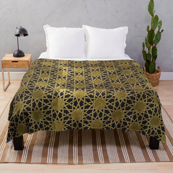Item preview, Golden Islamic Middle Eastern Arab Mandala Pattern designed and sold by Mandala Peace.