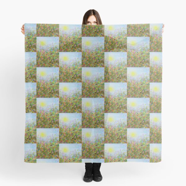 Flower Meadow Zoom Scarf