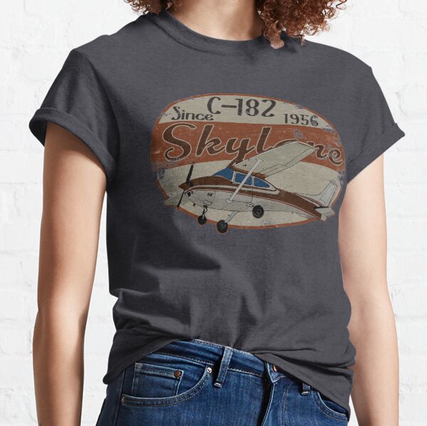 Cessna 182 Skylane "Since 1956? Retro Vintage Airplane Design Classic T-Shirt