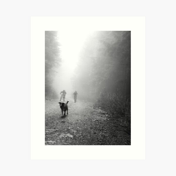 Fog Dog -Mt Fromme, winter ‘08 Art Print