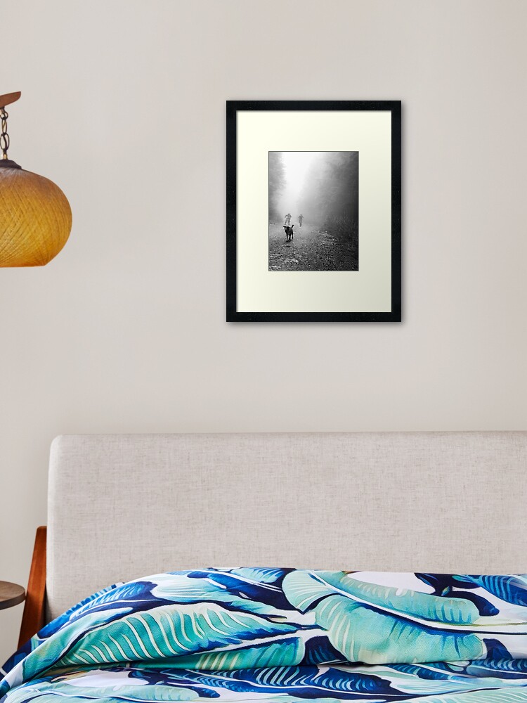 Thumbnail 2 of 7, Framed Art Print, Fog Dog -Mt Fromme, winter ‘08 designed and sold by car1edb.