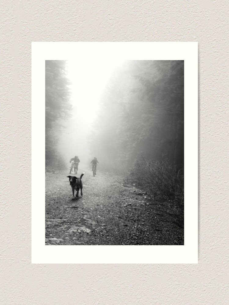 Thumbnail 1 of 3, Art Print, Fog Dog -Mt Fromme, winter ‘08 designed and sold by car1edb.