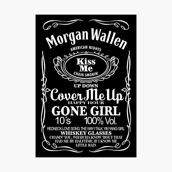 Morgan Wallen Wall Art | Redbubble