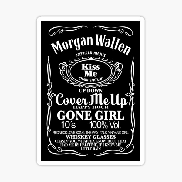 Morgan Wallen Stickers | Redbubble