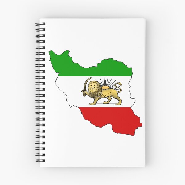 Item preview, Lion & Sun Flag Map of Iran  designed and sold by abbeyz71.