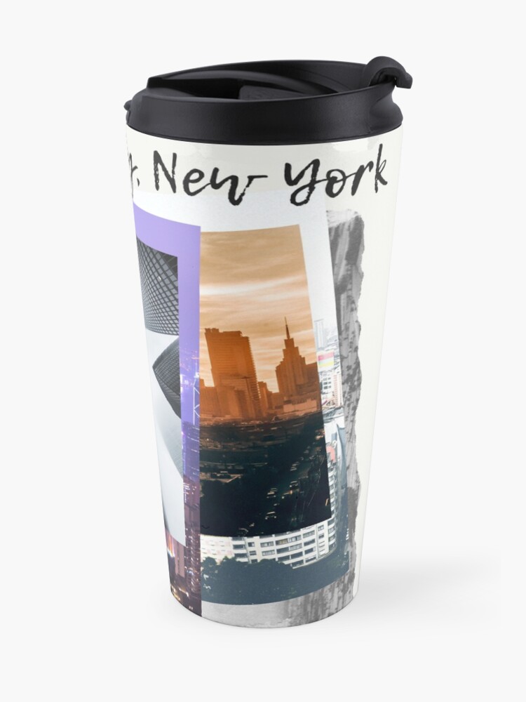 Alternate view of NYC | Sleep? Don't Know Her Travel Coffee Mug