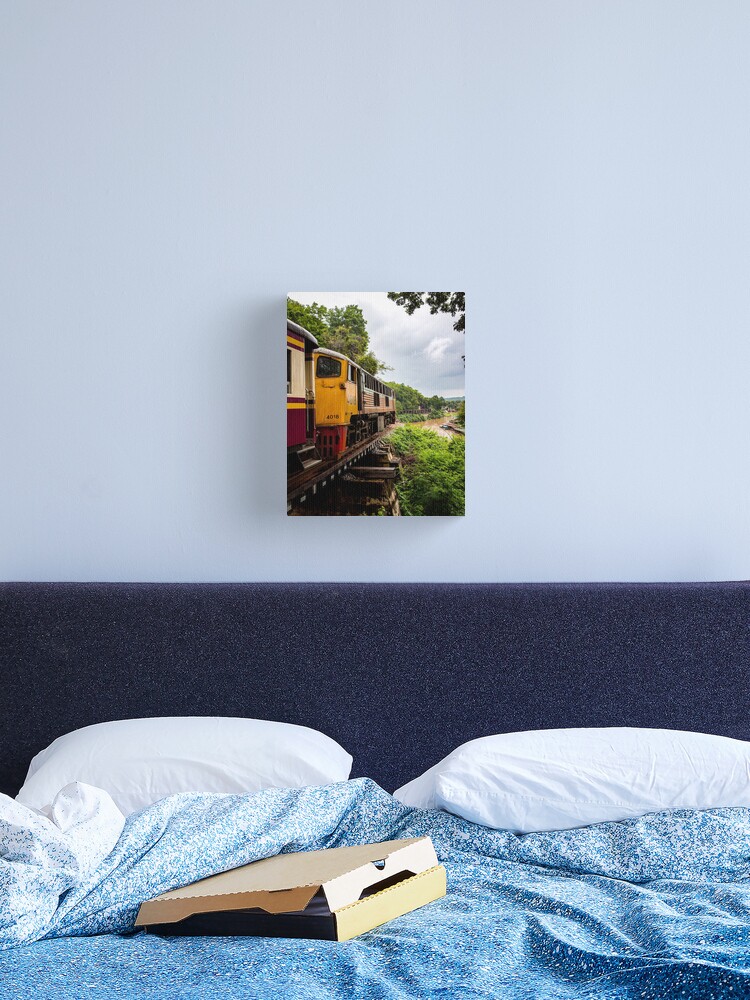 Thumbnail 2 of 3, Canvas Print, Tham Krasae Railway designed and sold by darren-j-mcleod.