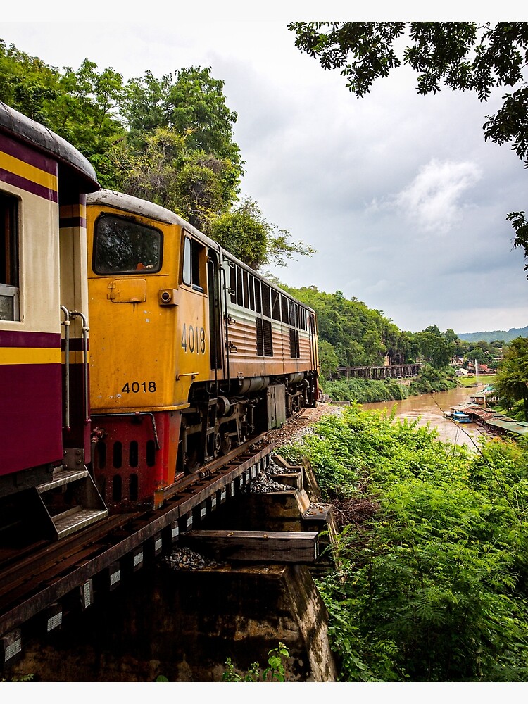 Thumbnail 3 of 3, Canvas Print, Tham Krasae Railway designed and sold by darren-j-mcleod.
