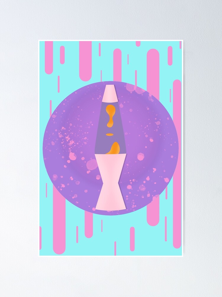 "Lava Lamp" Poster for Sale by designsbyesrael | Redbubble