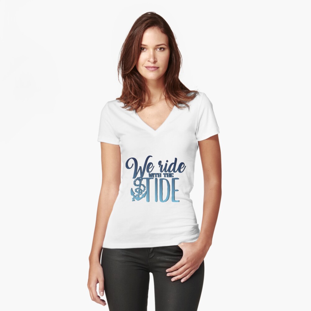 Item preview, Camiseta entallada de cuello en V designed and sold by alexap45.