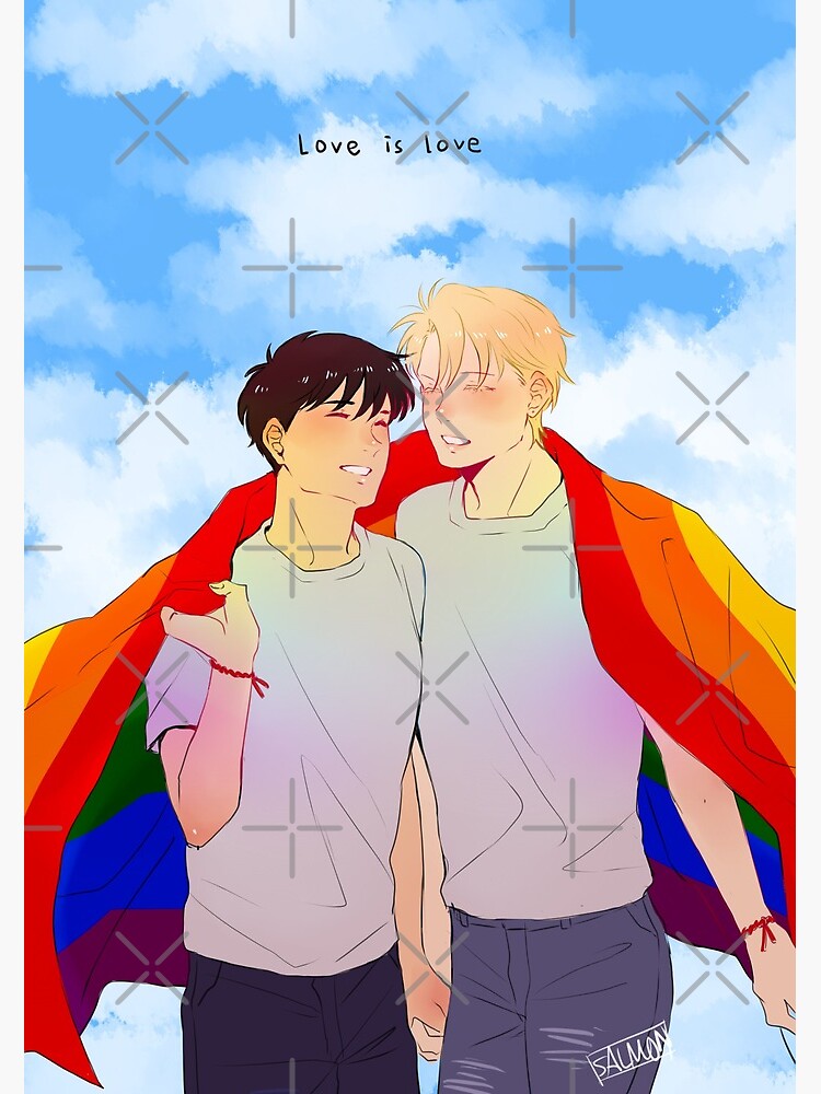 Ash and Eiji Pride Month