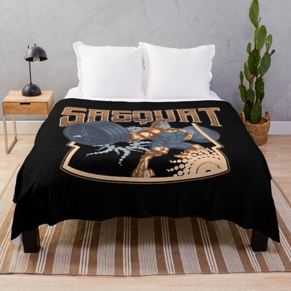 Item preview, Sasquat: Sasquatch Gym Squat Leg Day Humor designed and sold by Maria Garcia.