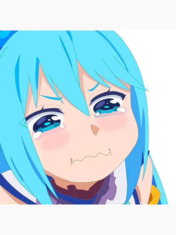 Coussin « Konosuba - Sad Aqua », par Lawliet1568 | Redbubble