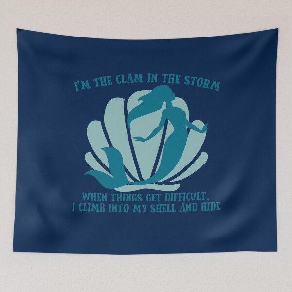 Item preview, I'm the Clam in the Storm: Mermaid Calm designed and sold by Maria Garcia.