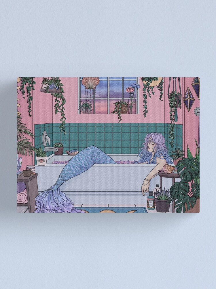 Alternate view of Urban Mermaid Canvas Print