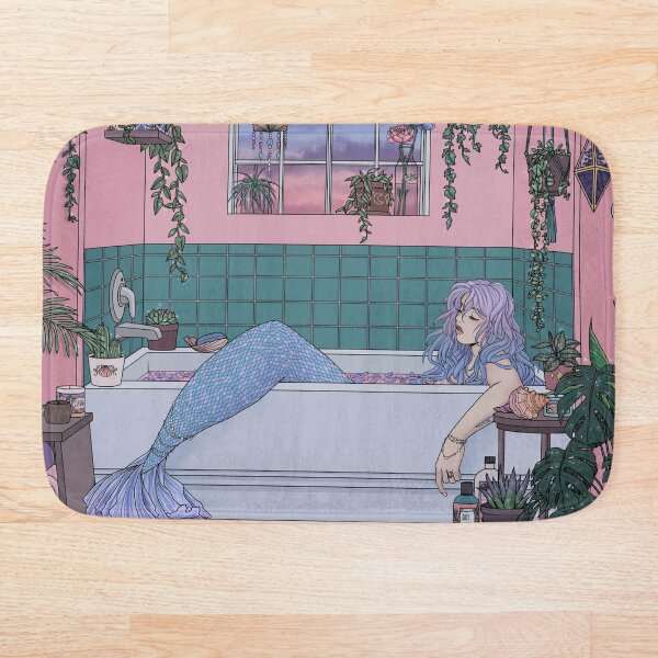 Sirena urbana Alfombra de baño