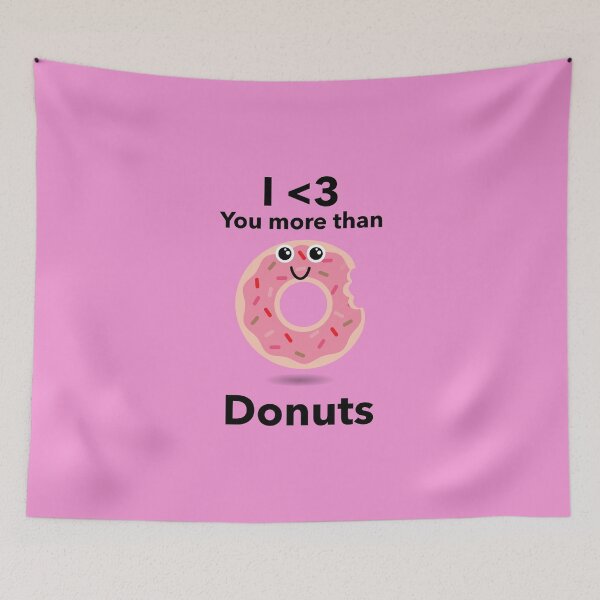 Item preview, I Heart you more than Donuts designed and sold by evlar.