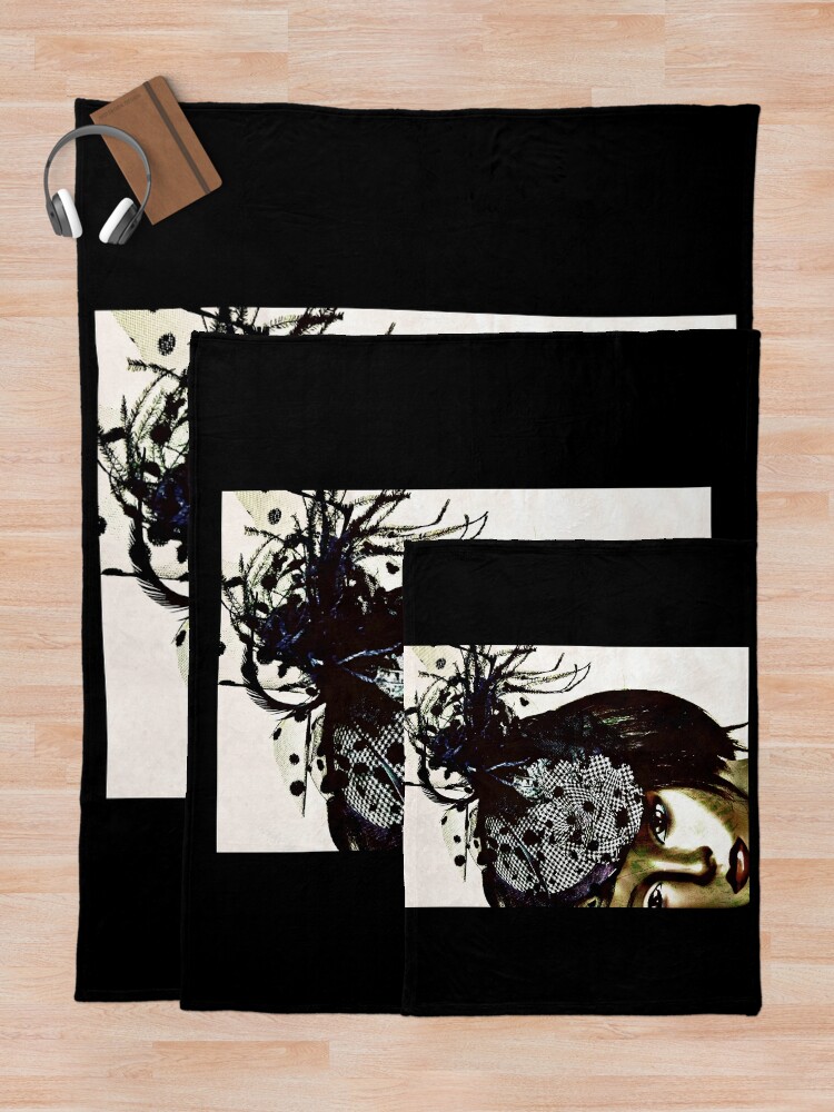 Alternate view of Fashion Gift - Style Warrior - Dollhouse Collection - Fashion Blogger Present Throw Blanket