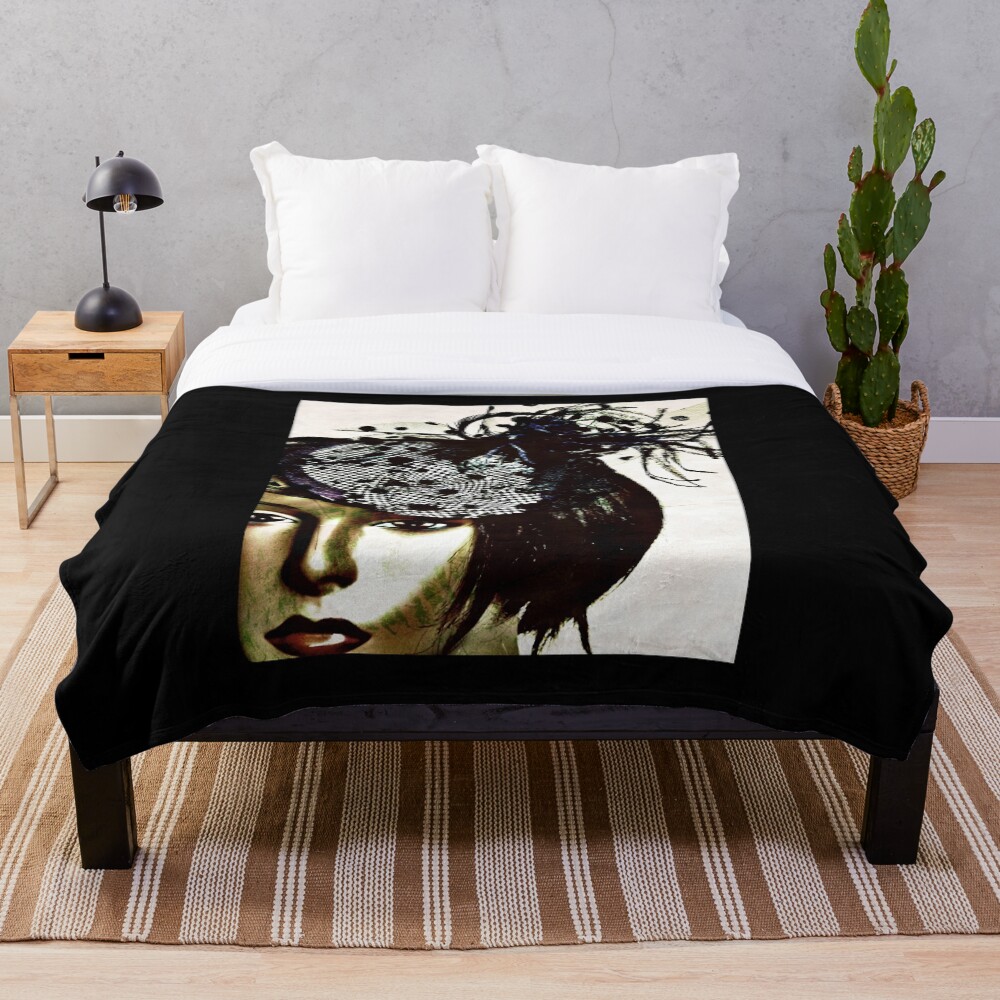 Fashion Gift - Style Warrior - Dollhouse Collection - Fashion Blogger Present Throw Blanket