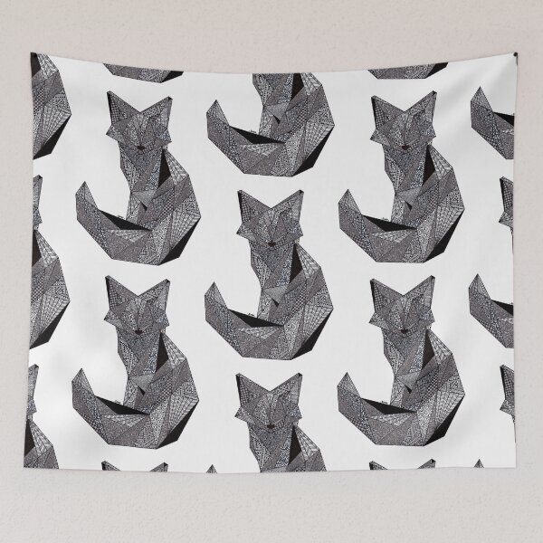 Item preview, Geometric Fox designed and sold by Skyetangles.