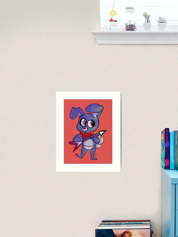 Fnaf 1 Bonnie Art Board Print for Sale by opthedragon