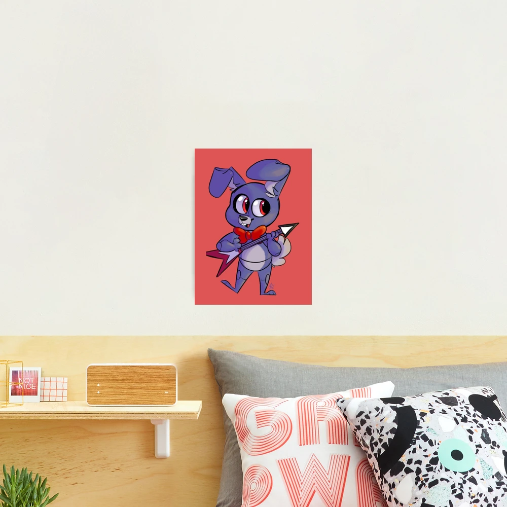 Fnaf 1 Bonnie Art Board Print for Sale by opthedragon